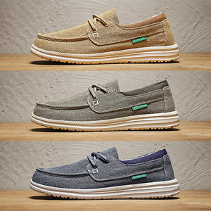 Zapatos Casuales Personalizados a Precio de Fábrica, Zapatos Náuticos de Lona de Corte Bajo Antideslizantes para Hombre, con Suela de Goma para Caminar - Product Image 2