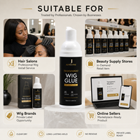 Mousse coiffante en gros pour perruques et tresses, marque privée OEM