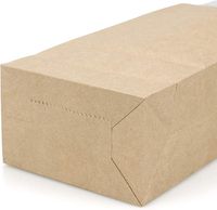 KH Kraft Durable Brown Paper Snack Bag Style classique Petits sacs de faveur de fête de biscuits pour la promotion de supermarché