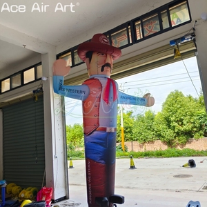 Mascota Inflable Gigante de Vaquero del Oeste con Logotipo Personalizado, Bailarín de Aire Inflable para Publicidad y Promoción en Exteriores - Product Image 6