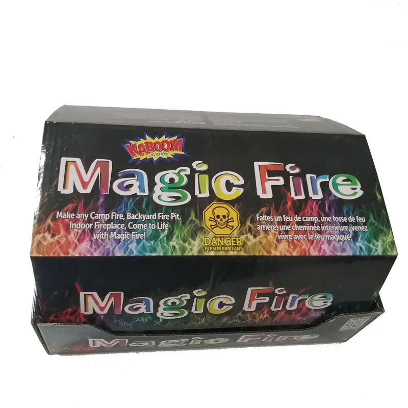 Mistik ateş sihirli Campfire renkli alevler toz renklendirici renk değiştirici Bon yangın değiştirme