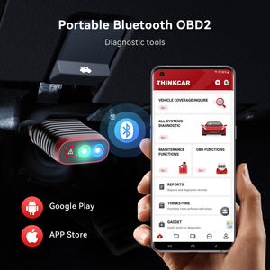 Mise à jour gratuite à vie THINKCAR BD6 <span class=keywords><strong>Scanner</strong></span> OBD2 Bluetooth 5 Outil de diagnostic de tous les systèmes <span class=keywords><strong>pour</strong></span> 120 marques de voitures iOS et <span class=keywords><strong>Android</strong></span> - Product Image 3
