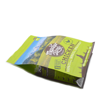 Pochette en papier Kraft refermable avec impression personnalisée, sacs d'emballage en plastique pour chiens et chats, friandises alimentaires