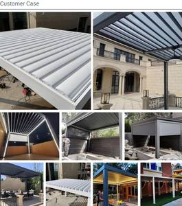 <span class=keywords><strong>Grand</strong></span> auvent extérieur motorisé rétractable en aluminium avec <span class=keywords><strong>voile</strong></span> en acrylique et télécommande, modèle Toldo Shenguansui, pour restaurants, cafés et boutiques - Product Image 3