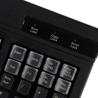 Keyboard Standar Berkabel, Papan Ketik Komputer Desktop Pengguna Kantor Rumah Ukuran Besar Baru 2022