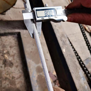 Paquet en plastique 7*7 3mm câble en acier galvanisé usine GI câble en acier <span class=keywords><strong>4mm</strong></span> 5mm câble en acier enduit de zinc - Product Image 3