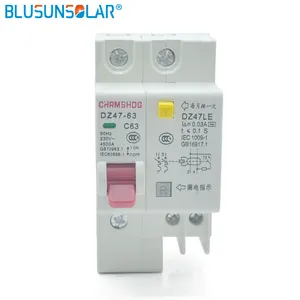 RCBO MCB 230V 1P+N 2P+N 3P+N Earth Leakage Circuit Breaker with Over and Short Leakage Protection Circuit Breaker