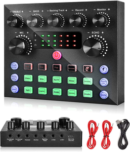Tarjeta <span class=keywords><strong>de</strong></span> sonido en vivo V8s, con múltiples efectos <span class=keywords><strong>de</strong></span> sonido y <span class=keywords><strong>cambiador</strong></span> <span class=keywords><strong>de</strong></span> voz, mezclador <span class=keywords><strong>de</strong></span> <span class=keywords><strong>Audio</strong></span> <span class=keywords><strong>de</strong></span> operación <span class=keywords><strong>de</strong></span> un botón para jugar <span class=keywords><strong>a</strong></span> cantar en la sala <span class=keywords><strong>de</strong></span> estar - Product Image 1