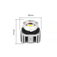 VALESUN 26W LW6B LW5B 9-18V Phare antibrouillard LED avec puce 7035, blanc/jaune/blanc jaune en option, avec ventilateur, pour voiture