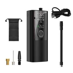 Nouvelle conception, <span class=keywords><strong>pompe</strong></span> <span class=keywords><strong>à</strong></span> air portable pour voiture 120 PSI, gonfleur de pneus <span class=keywords><strong>électrique</strong></span>, compresseur pour voiture, <span class=keywords><strong>vélo</strong></span>, bicyclette, gonfleur de pneus <span class=keywords><strong>sans</strong></span> <span class=keywords><strong>fil</strong></span> automatique - Product Image 1