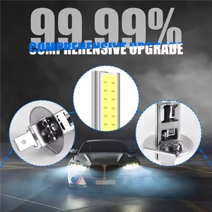 หลอดไฟ LED H1 H3 สำหรับรถยนต์ ไฟตัดหมอก Canbus สว่างพิเศษ หลอดไฟหน้า COB 12V 6000K ไฟวิ่งกลางวัน สำหรับรถยนต์และมอเตอร์ไซค์ - Product Image 5