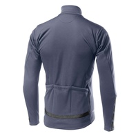 PIHA SPORTS PS-WJ-2 Camiseta Deportiva Personalizada para Hombre, de Poliéster y Elastano, Transpirable, Elástica en 4 Direcciones, con Cierre Completo, Manga Larga, Acolchado 3D para Verano