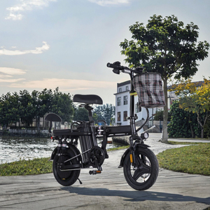 USA Stocks 48V Mini vélo électrique 14 pouces Vélo de ville <span class=keywords><strong>pliable</strong></span> avec moteur 500W et batterie au lithium 15ah pour adultes - Product Image 3
