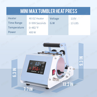 Machine à presser les gobelets PYD Life 2 en 1 30oz 40oz, impressions par sublimation, impression à plat, nouvelle