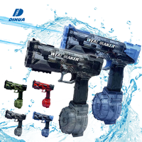 Pistolet à eau électrique haute puissance avec réservoir d'eau de grande capacité, tir continu, batterie électrique