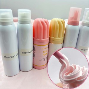 NUEVO OEM Suave 100mL Champú para pestañas batidas Champú para pestañas sensibles Crema para pestañas Champú para pestañas Limpiador de espuma batida Privado - Product Image 2