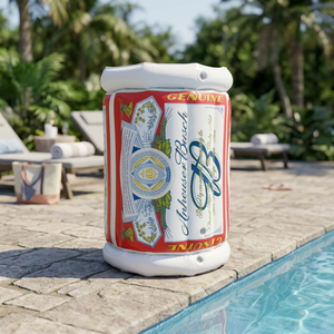 Seau à bière gonflable tendance en PVC, 100 % personnalisable, écologique, pour refroidir les boissons lors d'événements sportifs - Product Image 2