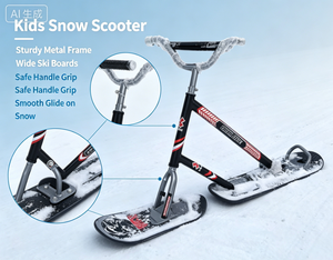 Motoneige gonflable pour adultes, en acier et aluminium épaissis, double planche, pour le freestyle, le <span class=keywords><strong>ski</strong></span> de randonnée, le patinage, portable et durable - Product Image 3