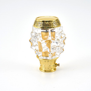 Terminale Decorativo a Cupola in Cristallo Stile Classico Europeo per Bastoni Tenda, Cappuccio Decorativo Stile Palazzo per Bastoni Romani - Product Image 4