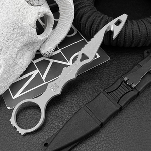 SOCP 179bm Rescue Multifunctional Tool with Black Sheath Hook <b>Oxygen</b> Wrench and Carbide Glass Breaker - Product Image 1