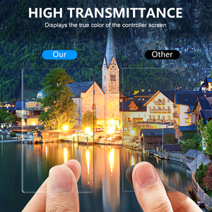 Amazear 4PCS 9H Tempered <b>Glass</b> Screen Protector <b>for</b> DJI Pocket 3 Anti-Scratch Anti-Bubble Ultra HD Lens and LCD <b>Film</b> - Product Image 5