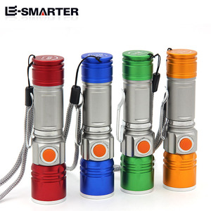 E-SMARTER 5152 ไฟฉาย LED แบบชาร์จไฟได้อลูมิเนียมอัลลอยด์ไฟส่องสว่างแบบพกพาขนาดเล็กสำหรับใช้ในบ้าน - Product Image 2