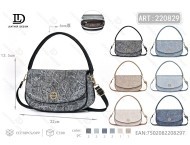 Borsa Sottospalla Semicircolare da Donna in Microfibra, Pelle Sintetica, Fodera in Poliestere, Stile Minimalista Normcore, Per Tutte le Stagioni - Product Image 1