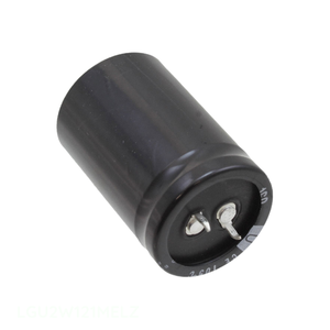 ตัวเก็บประจุแบบ Through Hole รุ่น LGU2W121MELZ ของแท้ 120 ยูเอฟ (120uF)  อะลูมิเนียม 20% 450V แบบ Snap-in - Product Image 1