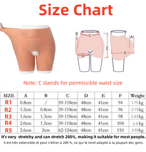 Coussinets de façonnage XL en silicone pour femmes pour hanches plus pleines Coussinets de fesses respirants pour culottes à contrôle instantané - Product Image 2