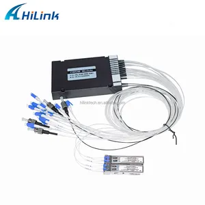 Fibre 8+1310nm 8+1ch CWDM MUX+DEMUX LC/UPC/APC LGX /ABS Box Mux Single Fiber