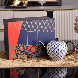 Luxury Vintage Flower <b>Tea</b> Cups New Bone China <b>Tea</b> <b>Pot</b> Milk Sugar <b>Pot</b> Ceramic <b>Set</b> - Product Image 1