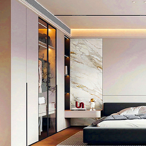 Hochglänzende, Kratzfeste, Feuchtigkeitsbeständige Marmor-Effekt UV-PVC-Wandpaneele zum Verkleben mit Langer Lebensdauer für Luxuriöse Innenverkleidung - Product Image 1