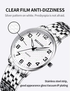 Reloj VVS Lovers de Cuarzo con Números Arábigos, Calendario, Esfera Grande, Luminoso, Resistente al Agua, para Hombre y Mujer - Product Image 2