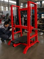 Presse à jambes verticale à charge libre pour Squat, Quad, Glute, Mollets et Entraînement de la partie inférieure du corps, en Acier Inoxydable, Usage Commercial