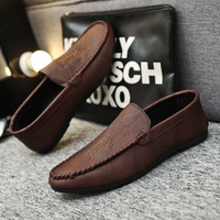 Nouveau Meilleure Vente Afrique Chaussures Décontractées pour Homme Mocassins Marque De Luxe En Cuir Slip-on Bas Prix PU Cuir Sneaker Quotidien Haute Qualité