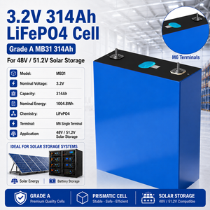 بطارية ليثيوم فوسفات الحديد (LiFePO4) موديل 2026، سعة 314 أمبير/ساعة، درجة MB31، 3.2 فولت، خلايا بطارية منشورية، متوفرة في مستودعات الاتحاد الأوروبي، جاهزة للتوزيع في بولندا وألمانيا للموزعين. - Product Image 2