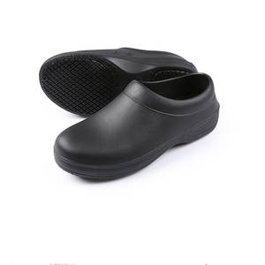 أحذية عمل سوداء رخيصة مقاومة للماء والانزلاق والزيوت، أحذية احترافية للطهاة في المطاعم أو الفنادق - Product Image 3
