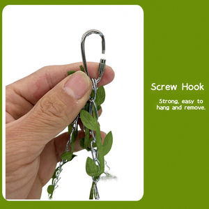 Nido para Loros, Estilo Bosque, Hamaca, Nido Específico para Aves, Suministros para Jaulas de Aves, Columpio para Loros, Casa para Pájaros, Jaula - Product Image 4