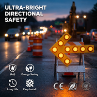 Luz LED de Señalización de Tráfico Wideway, 12V 24V, Impermeable IP65, para Carreteras, Construcción, Seguridad, Venta al Por Mayor de Fábrica