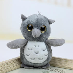 Porte-clés en peluche <span class=keywords><strong>Hibou</strong></span> de 11 cm, jouet doux et mignon, breloque de <span class=keywords><strong>sac</strong></span>, cadeau pour enfants, vente en gros - Product Image 6