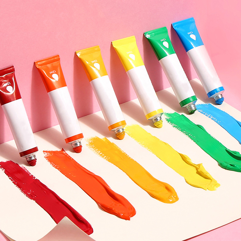 Игра в игре с гуашью, артезанал высокого качества, 18 цветов, 12 мл, в трубке для ninos