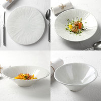 Ensemble de vaisselle en céramique, bol et assiettes, pour restaurants et hôtels, service de table en porcelaine, vente en gros directement d'usine