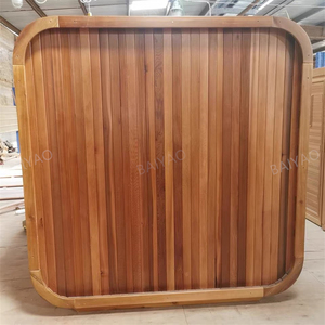 Hiện đại 4 6-người truyền thống ngoài trời phòng tắm hơi với phòng tắm hơi Bếp thiết bị 6kw/9KW sưởi ấm tiền gửi yêu cầu - Product Image 5