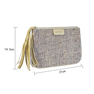 Japan Style Senda Cotton Canvas Women's Travel <b>Wallet</b> Mobile Phone Holder 2019 Mini Slim <b>Waterproof</b> Multi-Function Made Vietnam - Product Image 5