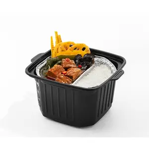 Marmite instantanée de légumes épicés marmite auto-chauffante 15 minutes fondue auto-chauffante portable pour les pique-niques de randonnée