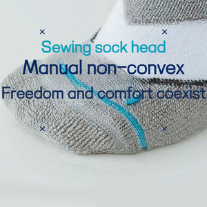 <span class=keywords><strong>Chaussettes</strong></span> <span class=keywords><strong>de</strong></span> <span class=keywords><strong>ski</strong></span> sans laine pour hommes <span class=keywords><strong>Chaussettes</strong></span> thermiques à manchette longue avec coussin et évacuation <span class=keywords><strong>de</strong></span> l'humidité pour le snowboard et les sports d'hiver - Product Image 3