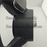 Volante Deportivo de Microfibra con Base de Cuero Perforado para Audi A4 A4L A5 A6 A7 B8