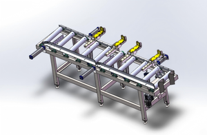 Vollautomatische Quadratholz-Schleifproduktionslinie MDF Sperrholz Massivholz Breitband-Doppelseitenschleifer für Holzmöbel - Product Image 6