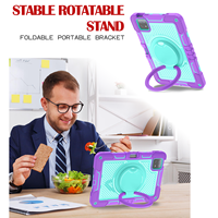Sarung Tablet Xiaomi Mi Pad 6, tiga lapisan multifungsi silikon tahan guncangan untuk Tablet Xiaomi Mi Pad 6
