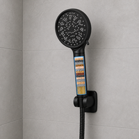 Pommeau de Douche Filtrant Cobbe Haute Pression Portable 20 Étapes de Filtration Économie d'Eau 6 Modes de Jet Pluie Usage Domestique